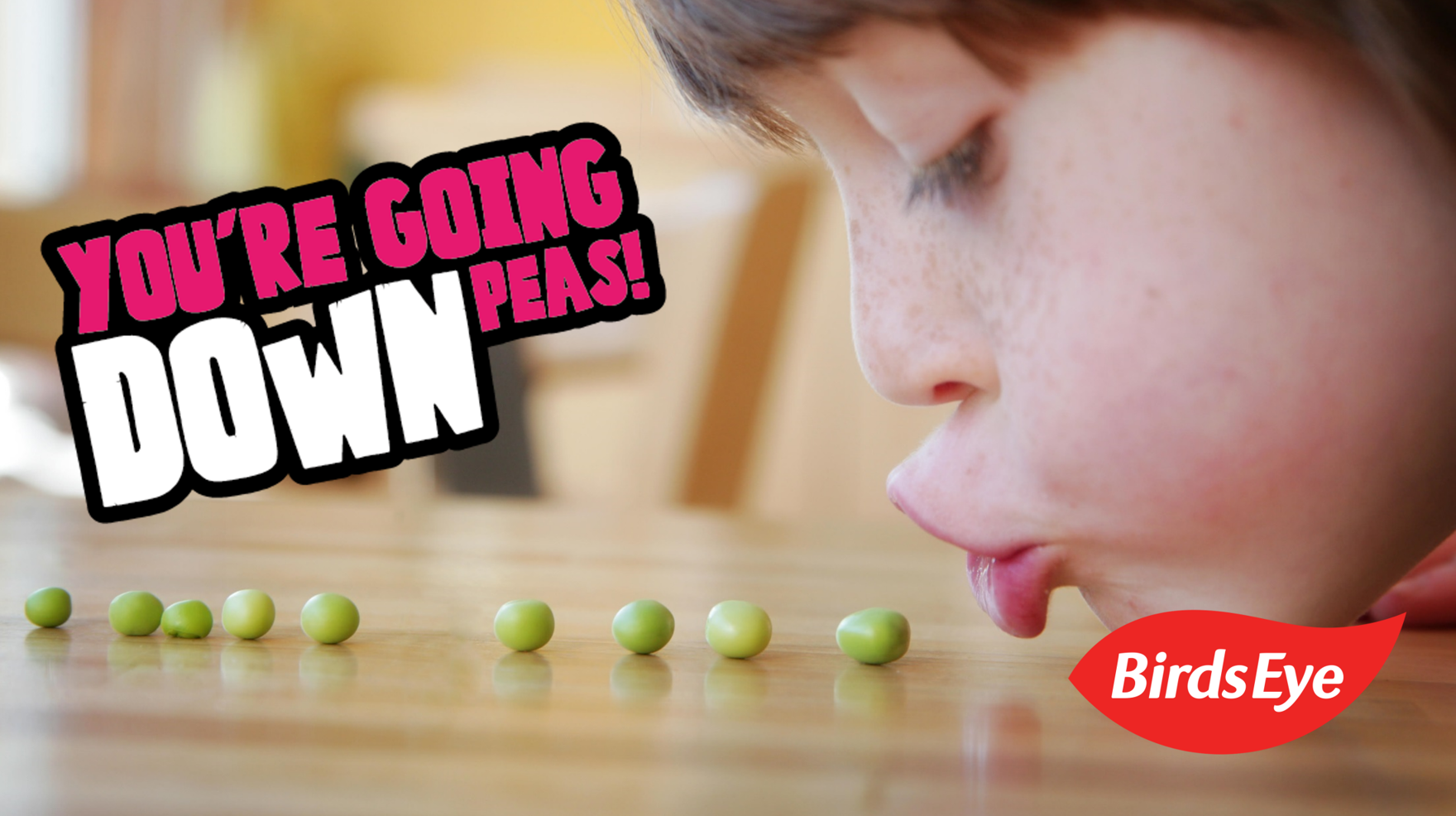 Your're going down peas