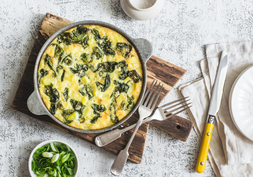 Courgette Sweetcorn Frittata | Veg Power